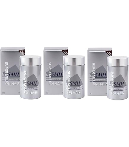 Amazon | スーパーミリオンヘアー 30g No.3 ライトブラウン 3点セット